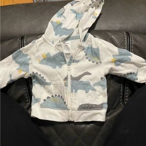 Like new infant dinosaur hoodie